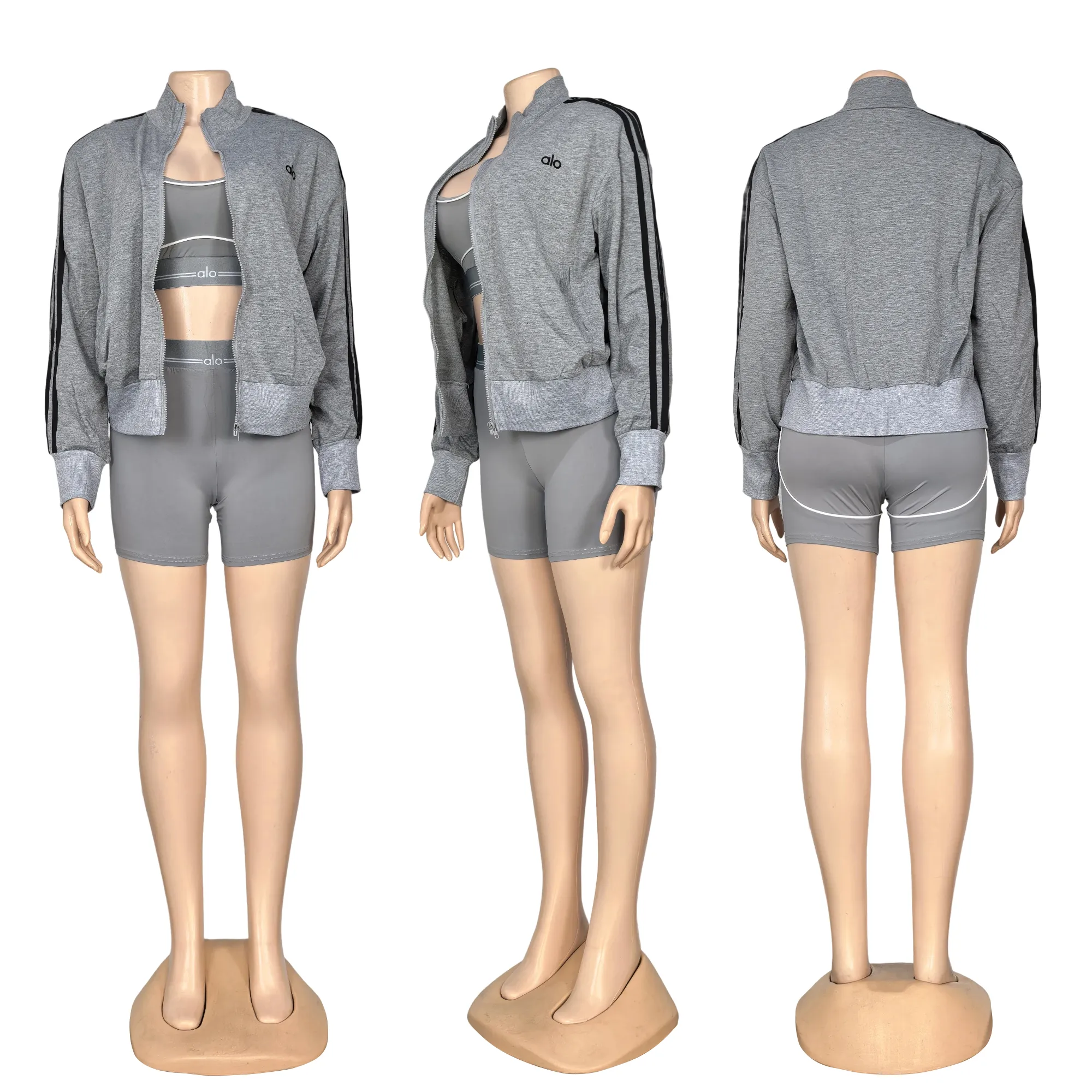 Three-piece shorts set